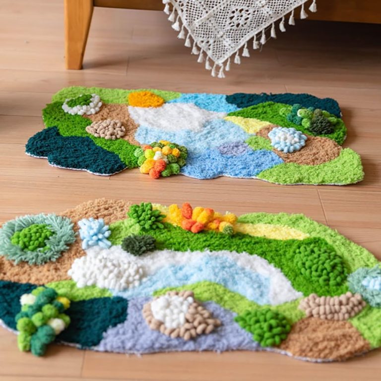 From Nature to Nurture: Craft a Moss-Inspired Rug for Serene Interiors