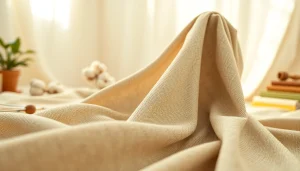 Katoen fabric showcasing intricate patterns and textures in a creative design setting.