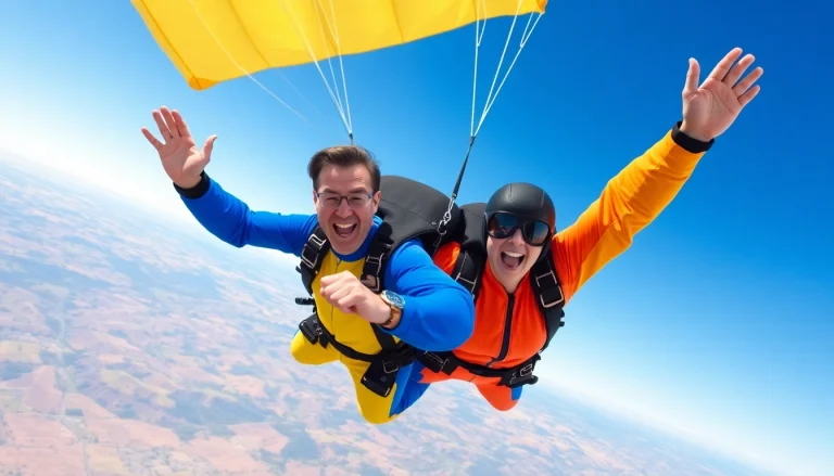 Adrenalinski tandem skok s padalom: tvoja prva izkušnja padalstva
